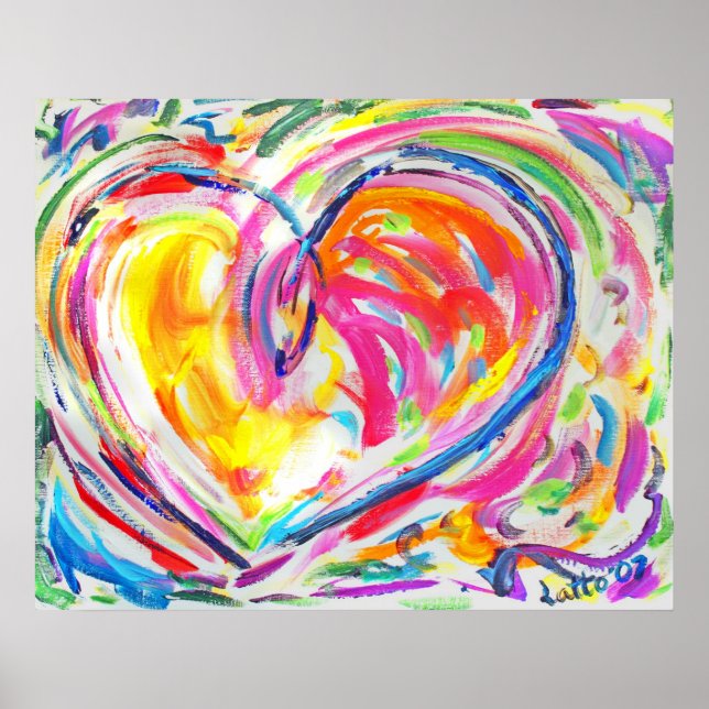 Joy Poster hjärta (Framsidan)