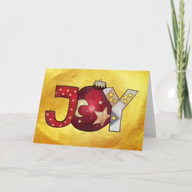 Joy  postkarte kort (Framsida)