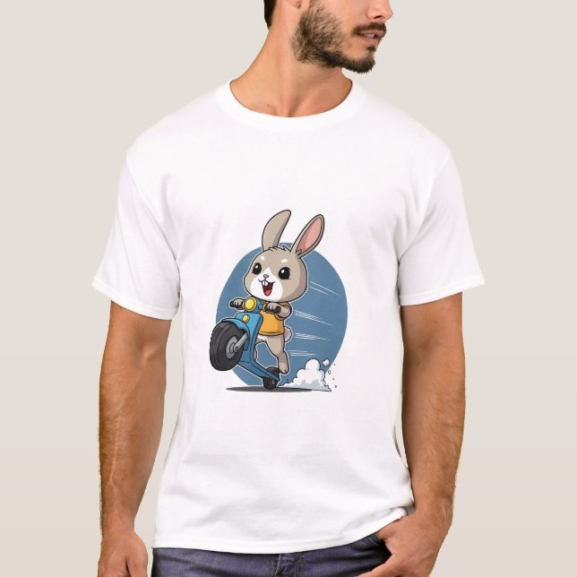 Joy Ride Bunny T Shirt (Framsida)