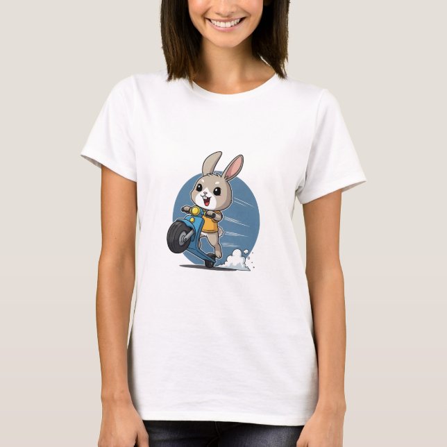 Joy Ride Bunny T Shirt (Framsida)