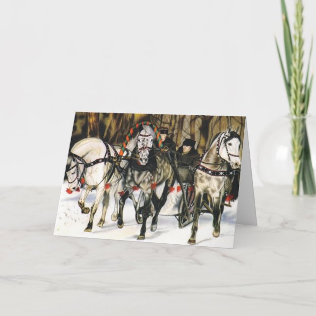 "Joy Ride"-julkort Helgkort (Framsida)