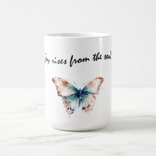 Joy Rises från Soul Butterfly Kaffemugg