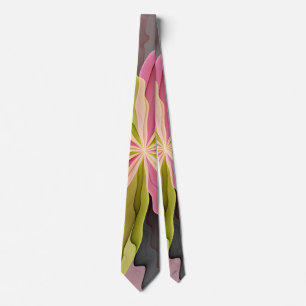 Joy, Rosa Grönt Anthracite Fantasy Flower Fractal Slips