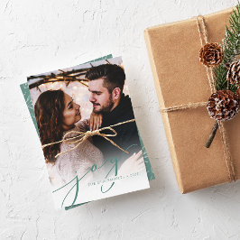 Joy Script | Elegant Lodrät jul Julkort