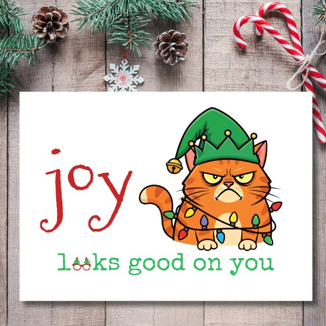 Joy ser Bra ut på din sagda julklapp Helgkort (Skapare uppladdad)