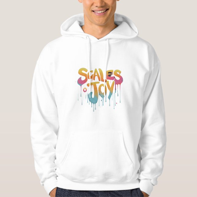 Joy-skalor Hoodie (Framsida)