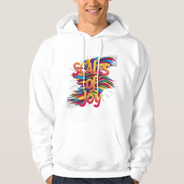 Joy-skalor Hoodie (Framsida)