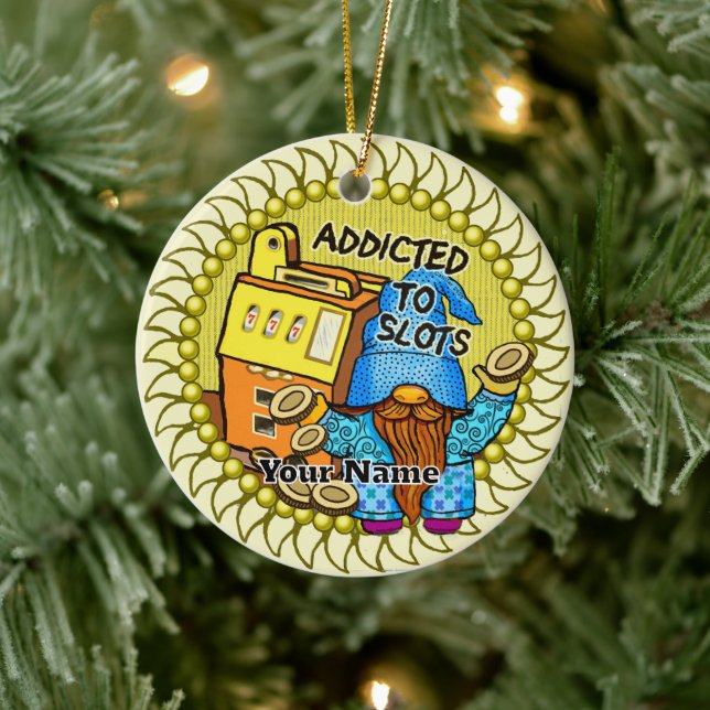 Joy slots gnome julgransprydnad keramik (Träd)