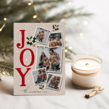 JOY Snö Overlay 5 Foto Collage Jul