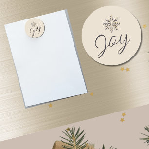 Joy Snowflake Helgdag Magnet