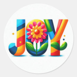 Joy Stickers Runt Klistermärke