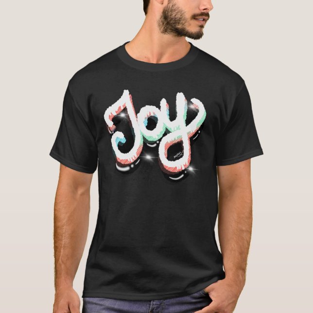 Joy Street Art Airbrush Style Urban T Shirt (Framsida)