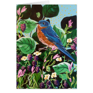 Joy Sylt Bluebird Hälsningskort