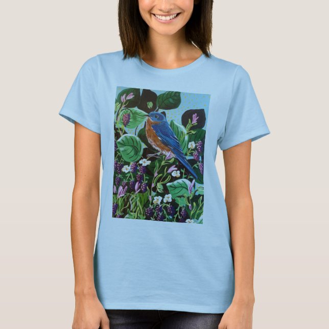 Joy Sylt Bluebird Tee Shirt (Framsida)