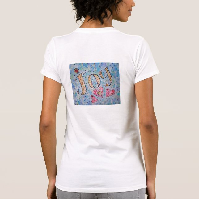"Joy" T-Shirt från inspirationgivande Ord (Baksida)