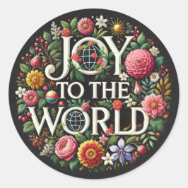 JOY the World Stickers Runt Klistermärke