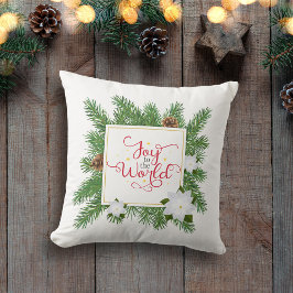 Joy till Helgdag julklapp Kudde