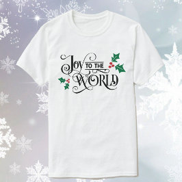 Joy till jul i världen t shirt