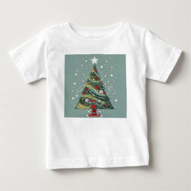 Joy till Julgran i världen T Shirt (Framsida)