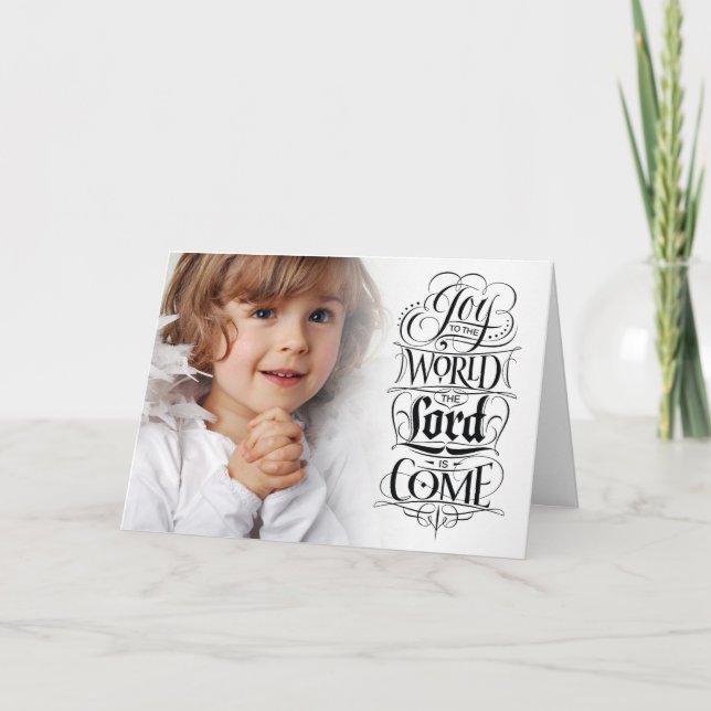 Joy till Religiösans kristna jul Helgkort (Framsida)