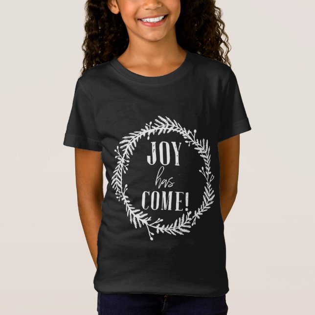 Joy till världen Jesus har Kom julklapp T Shirt (Framsida)