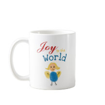 Joy till världen. Julfingeravtryck Angel Art