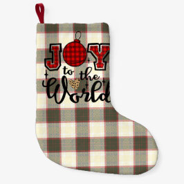 Joy till världens julklapp liten julstrumpa