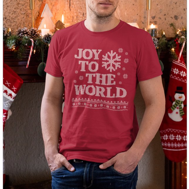 Joy till världsjulafton t shirt (Skapare uppladdad)