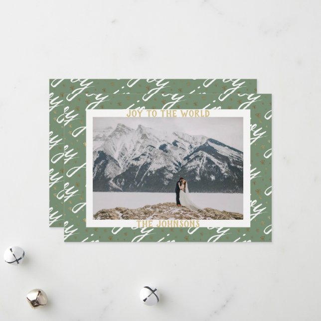 Joy till VM-kortet Julkort (Fram/Back In Situ)