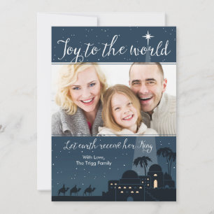 Joy till World Bethlehem-julfotkortet Julkort