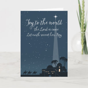 Joy till World Bethlehem-julkortet Helgkort