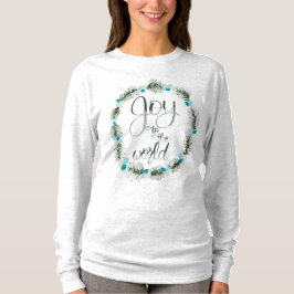 Joy till World Blue Berries jul LongSleeve T Shirt
