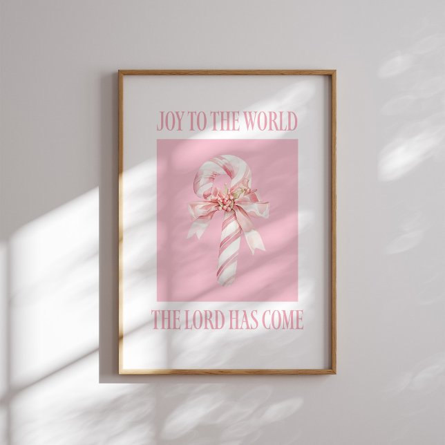 Joy till World Candy cane-julen Poster (Skapare uppladdad)