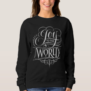 Joy till World Chalkboard-julklapp Tee