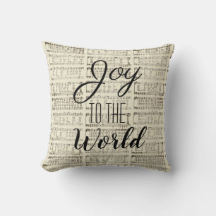 Joy till World Dekorativ kudde