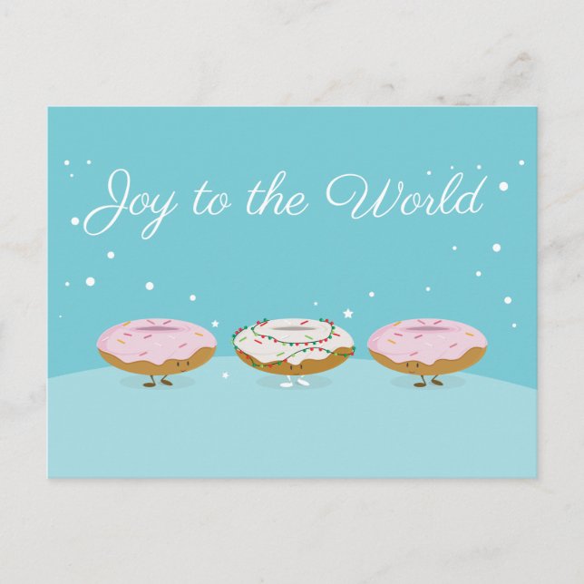 Joy till World Donuts | vykort (Framsida)