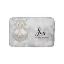 Joy till World Elegant Silver jul Boll Badrumsmatta