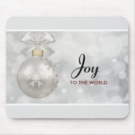 Joy till World Elegant Silver jul Boll Musmatta