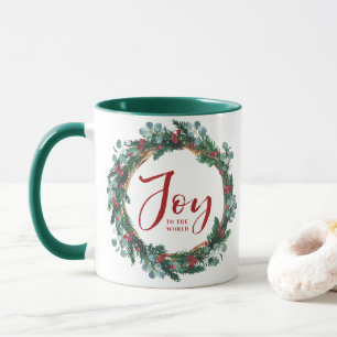 Joy till World Evergreen God God-jul Mugg
