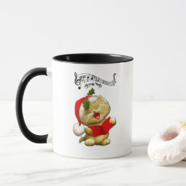 Joy till World Jul Kitten Coffee Mugg