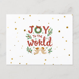 Joy till World Jul Postcard Vykort