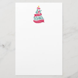 Joy till World Jul Quote Typography Brevpapper