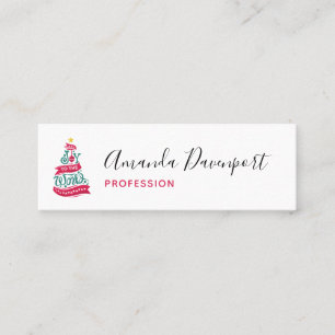 Joy till World Jul Quote Typography Mini Visitkort