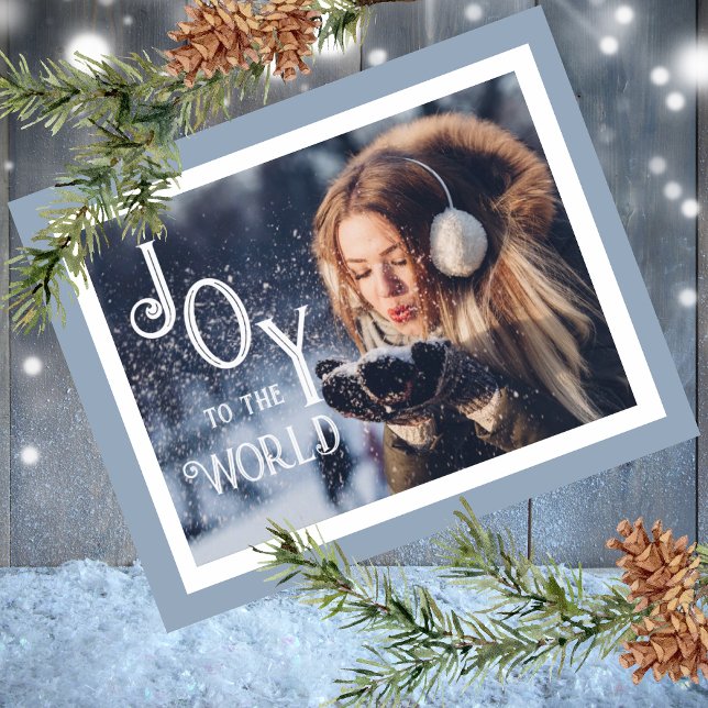 Joy till World Photo jul Helgdag Postcard Helg Vykort (Skapare uppladdad)