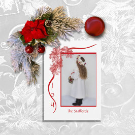 Joy till World Red julCard Julkort