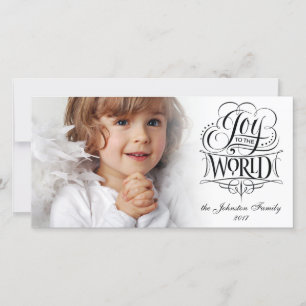 Joy till World Religiösa jul Calligraphy Julkort