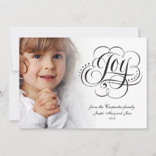 Joy till World Religiösa jul Calligraphy Julkort