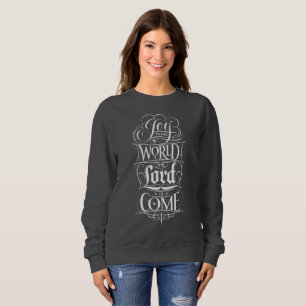 Joy till World Religiösa jul Calligraphy Tee Shirt