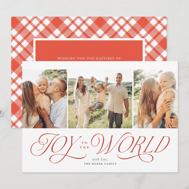 Joy till World Religiösa-julkort Julkort (Fram/baksida)