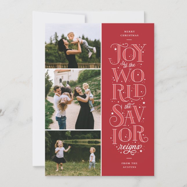 Joy till World Religiösa-julkortet Julkort (Framsida)